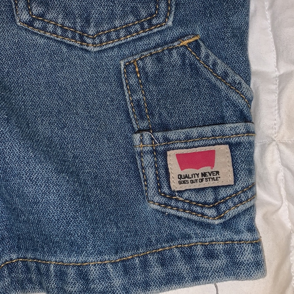 Levi’s baby onesie size 12 months - blue denim classic - Picture 6 of 8